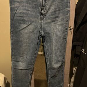 JustFab Women’s Dark Blue Skinny Jeans